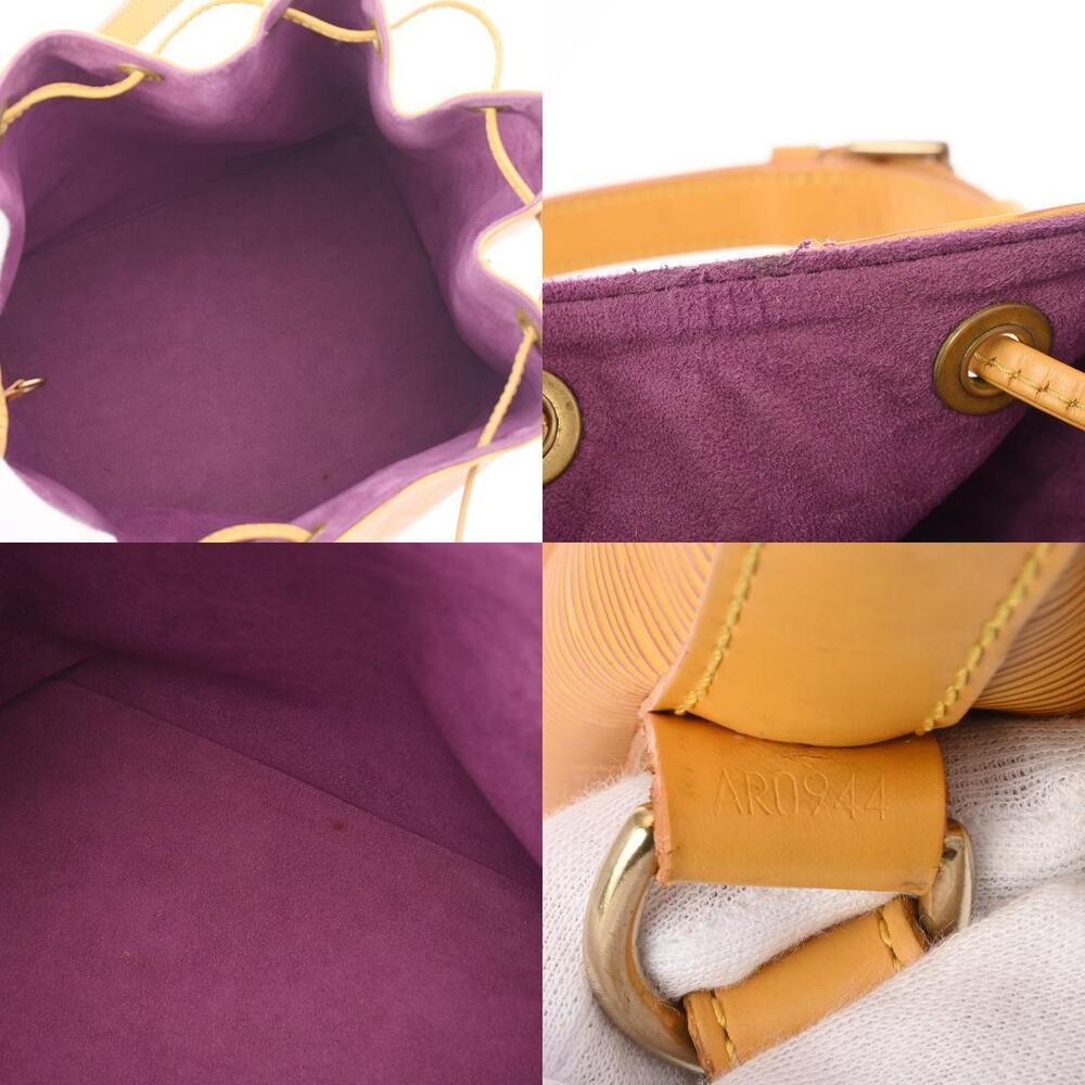 Louis Vuitton Leather Purple Bag Epi Shoulder Noe Yellow - Picture 11 of 11